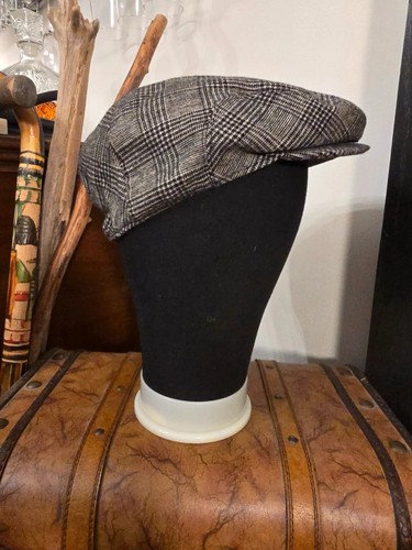 Glen check flat - check, black