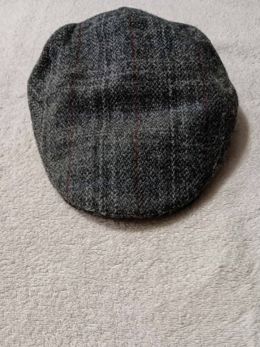 Vintage tweed flat cap - flat, 100%