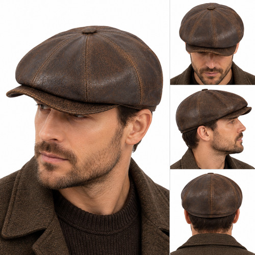 Men vintage newsboy - men’s,