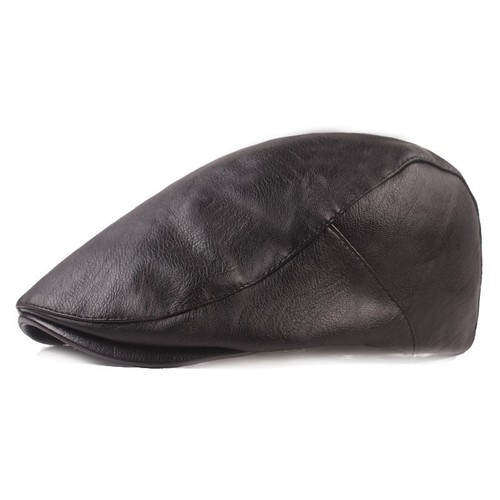 Black mens faux leather - black,