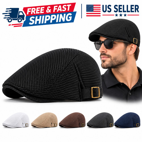 Newsboy gatsby cap mens - mens, solid