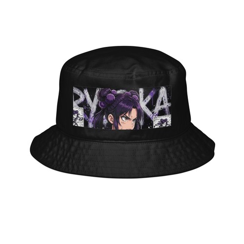 Ryka anime girl bucket hat - anime,